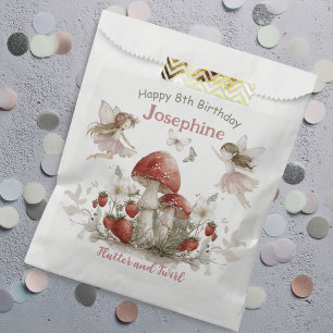 whimsical garden flutter and twirl fairy birthday favour bag