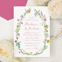 Whimsical Garden Wildflower Wedding