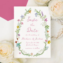 Whimsical Garden Wildflower Wedding