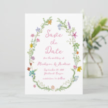 Whimsical Garden Wildflower Wedding