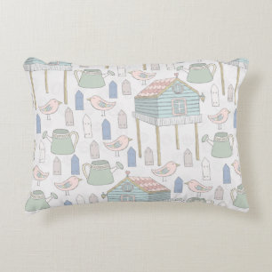 Whimsical Gardener Decorative Pillow