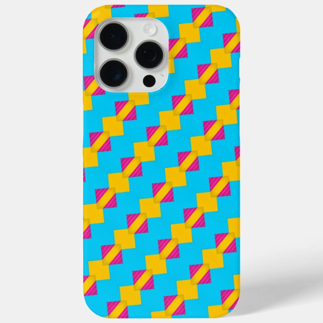 Whimsical Geometric Pattern Case-Mate iPhone Case (Back)