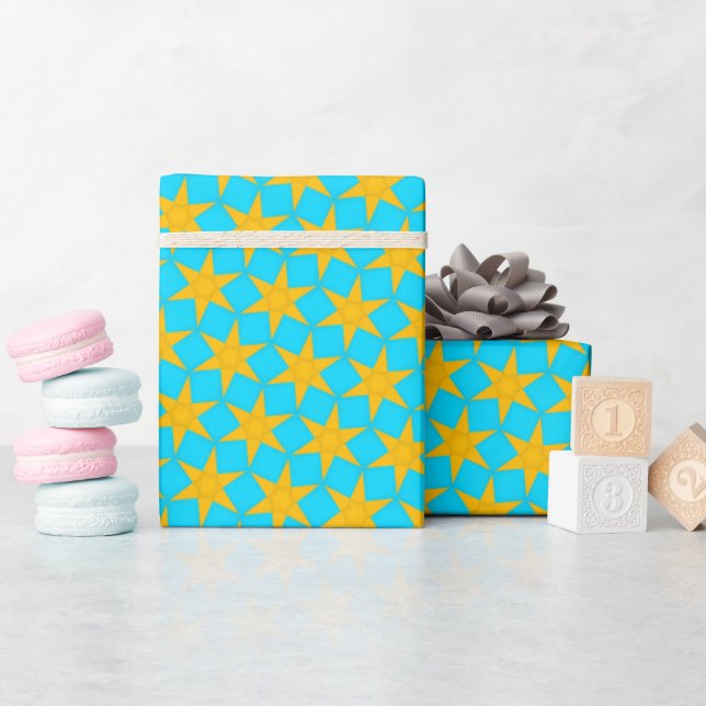 Whimsical Geometry Wrapping Paper (Baby Shower)