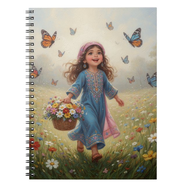Whimsical Girl Notebook (Front)