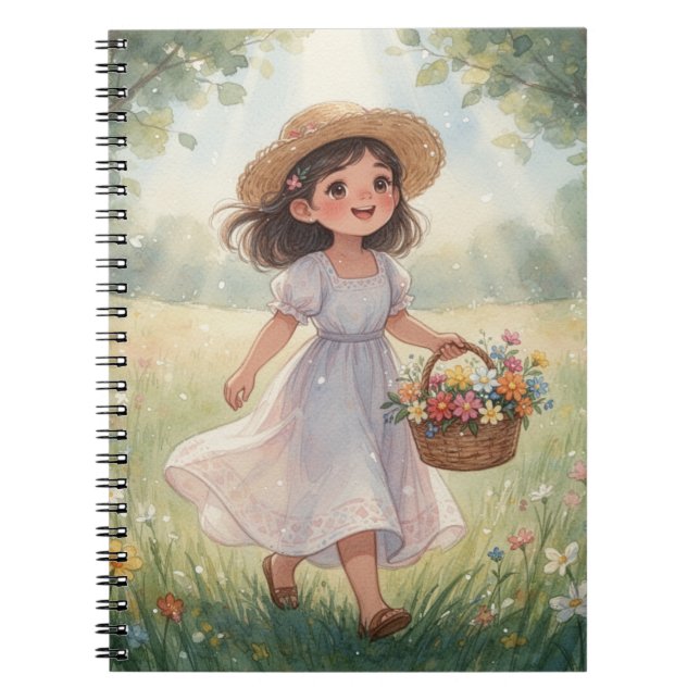 Whimsical Girl Notebook (Front)