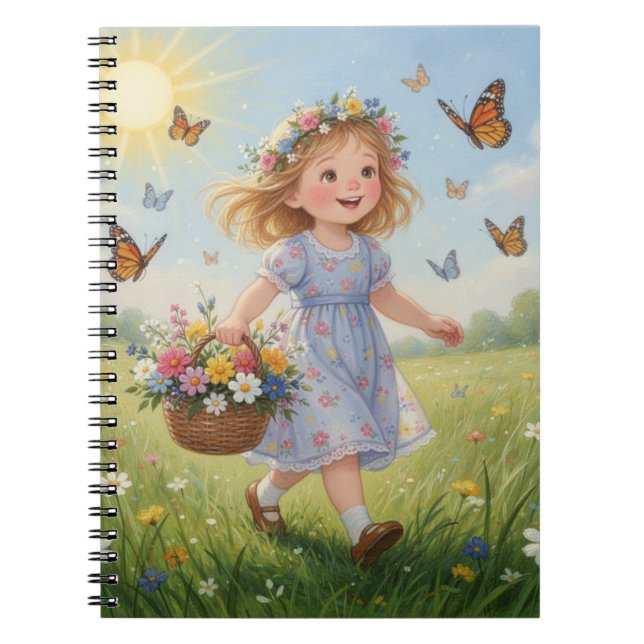 Whimsical Girl Notebook (Front)