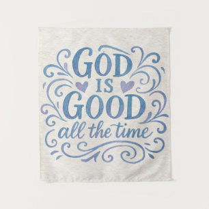 Whimsical Good is Good Typography Tapestry
