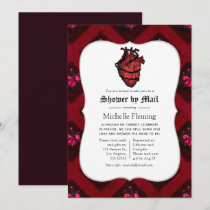 Whimsical Gothic Bridal Shower by Mail Invitation