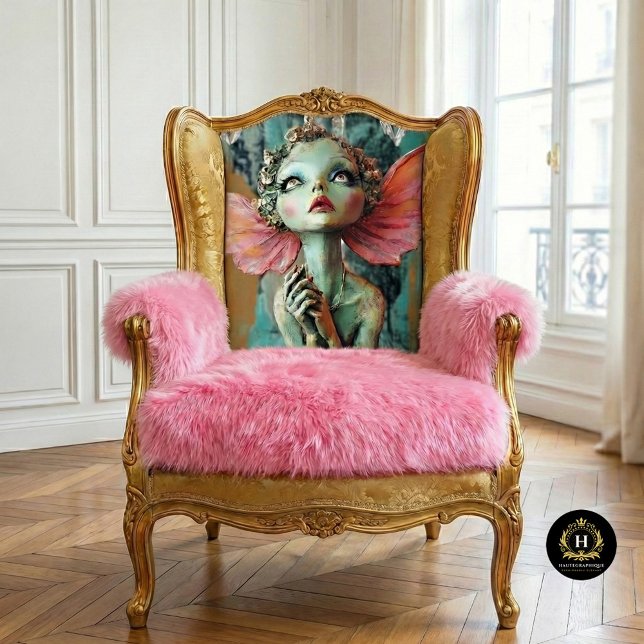 Whimsical Gothic Gargoyle Fairy Decoupage  Tissue Paper (Creator Uploaded)