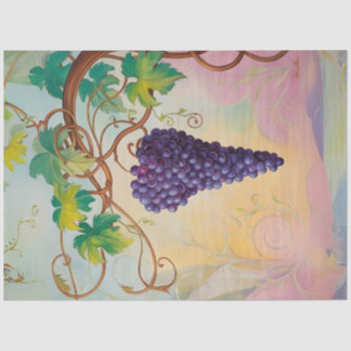 Whimsical Grape Vine Decoupage Paper