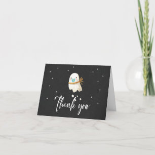 Whimsical Halloween Baby Shower Thank you Card