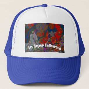 Whimsical Halloween Dreams Trucker Hat