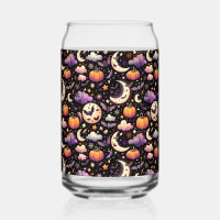 Whimsical Halloween Night Sky Pattern