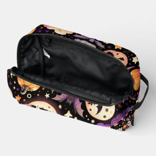 Whimsical Halloween Night Sky Pattern Dopp Kit