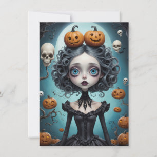 Whimsical Halloween Note Card