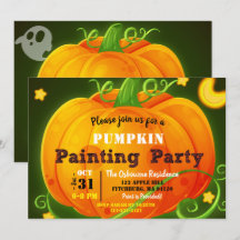 Whimsical Halloween Pumpkin Carving Spooky Party