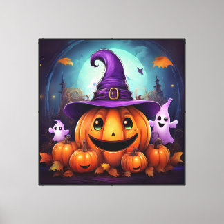 Whimsical Halloween Wall Art 40x40in