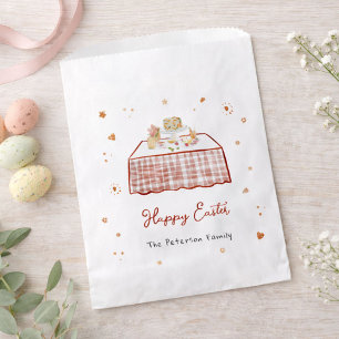 Whimsical Hand Drawn Happy Easter Favour Bag