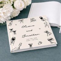 Whimsical Hand Drawn Quirky Wedding