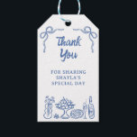 Whimsical Hand Drawn Something Blue Bridal Shower Gift Tags<br><div class="desc">Whimsical Hand Drawn Something Blue Bridal Shower Gift Tags

Sweet and bold something blue before I do bridal shower themed bridal shower tag featuring various food,  drink,  flowers and bows.</div>