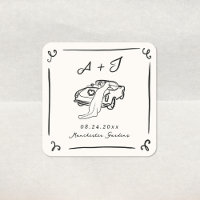 Whimsical Hand Drawn Wedding