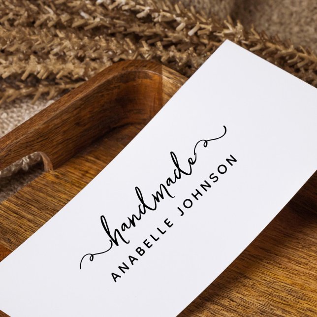 Whimsical Hand-written Handmade Custom Name Hobby Self-inking Stamp (whimsical hand-written handmade custom name stamp)