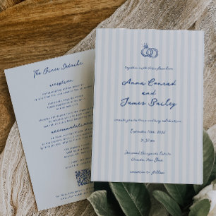 Whimsical Handwritten Wedding Invitation