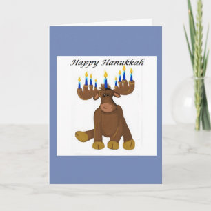 Whimsical Hanukkah Design Holiday Card