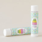 Whimsical Happy Birthday Cake Illustration