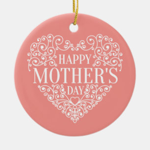 Whimsical Happy Mother's Day   Ornament