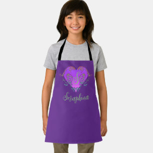 Whimsical Heart Personalized Apron