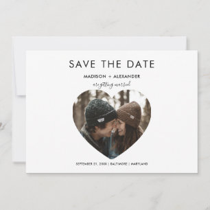 Whimsical Heart Save The Date Photo