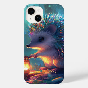 Whimsical Hedgehog and Lantern in Enchanted Forest Case-Mate iPhone 14 Case
