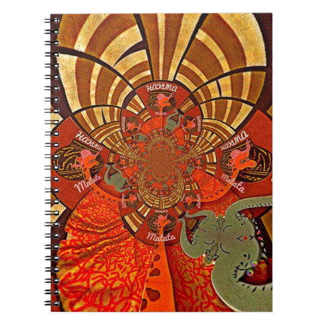 Whimsical Heights: Beautiful Funny Giraffe African Notebook (Front)