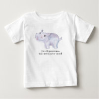 Whimsical Hippopotamus - Watercolor Print