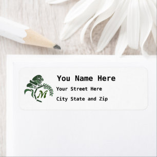 Whimsical Hooded Grasshopper Monogram