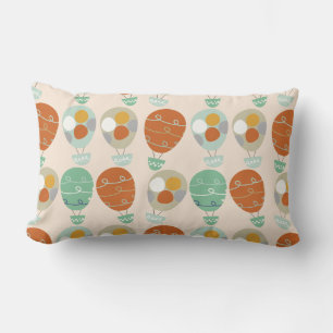 Whimsical Hot Air Balloons Lumbar Pillow