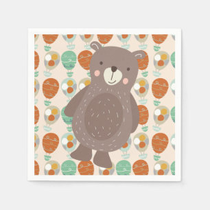 Whimsical Hot Air Balloons Napkin