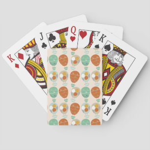 Whimsical Hot Air Balloons Playing Cards