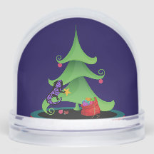 Whimsical Iguana Oh Christmas Tree