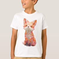Whimsical Impressionist Textured Fox Kids
