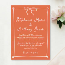 Whimsical Italian Sunset with White Bow Wedding