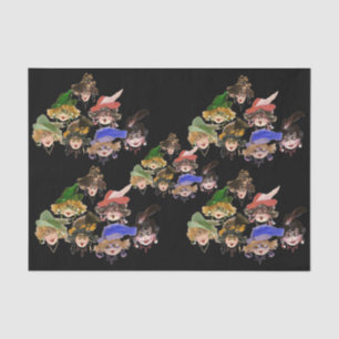 Whimsical Ladies Tissue Paper