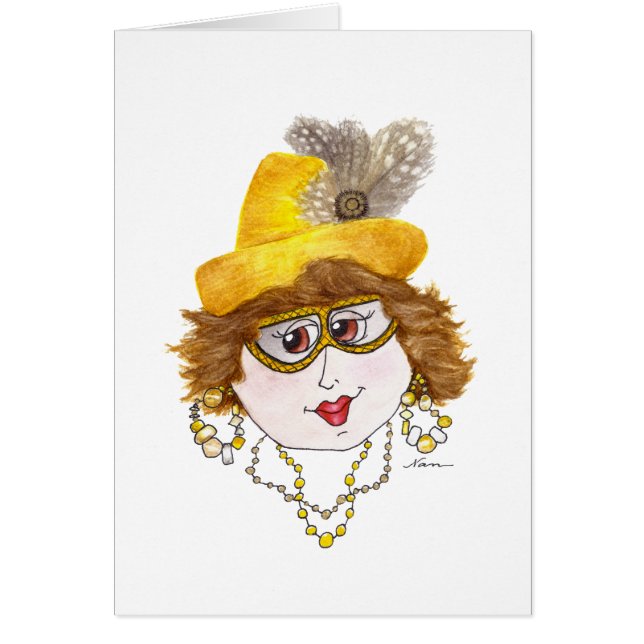 Whimsical Lady on a Seafood Diet (Front)