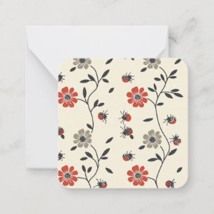 Whimsical Ladybug Delight Card