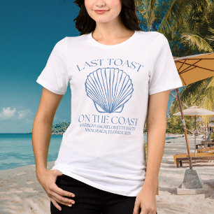 Whimsical Last Toast On The Coast Tri-Blend Shirt