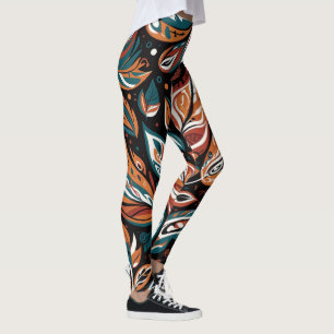 Whimsical Leaves Leggings