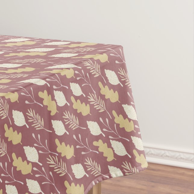 Whimsical Leaves  Tablecloth (In Situ)