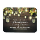 whimsical light fireflies mason jars save the date