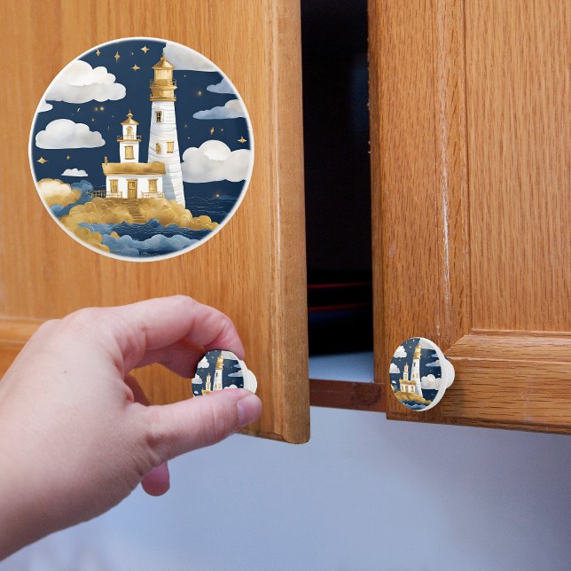 Whimsical Lighthouse Ceramic Knob (Creator Uploaded)